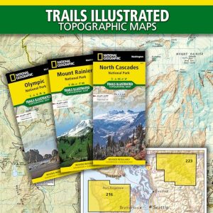 Washington National Parks [Map Pack Bundle] (National Geographic Trails Illustrated Map)